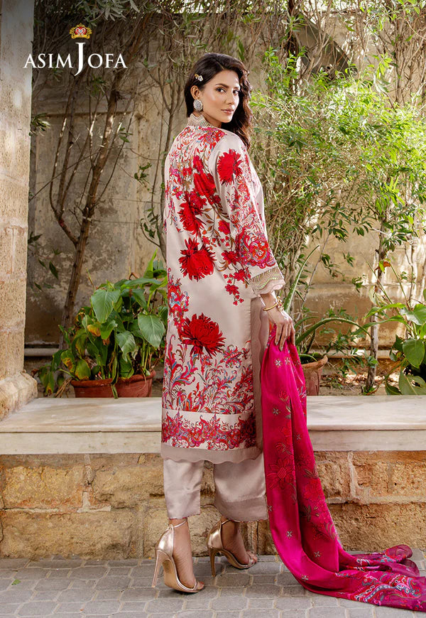AJPB-201 PRINTED CHARMEUSE SILK STITCHED 3PCS
