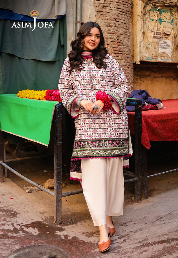 AJUBF-91 DIGITAL PRINTED LAWN 3 PCS