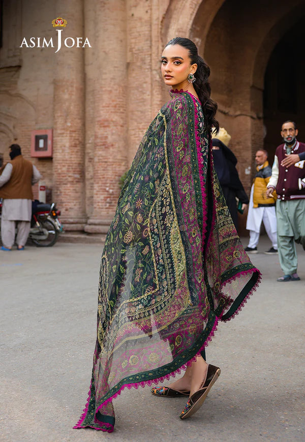 AJUBF-88 DIGITAL PRINTED LAWN 3 PCS