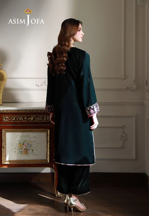 AJVG-05 EMBROIDERED VELVET STITCHED 2PC