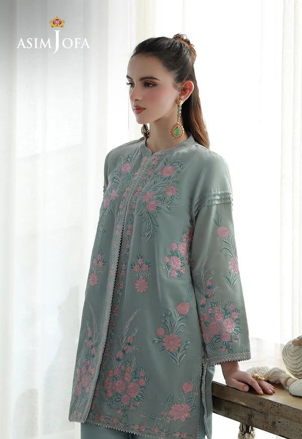 AJVG-07 EMBROIDERED VELVET STITCHED 2PC