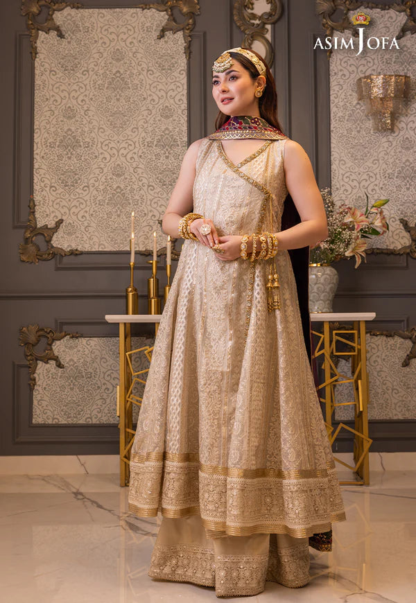 AJHJ-24 EMBROIDERED KHADDI NET 3 PCS