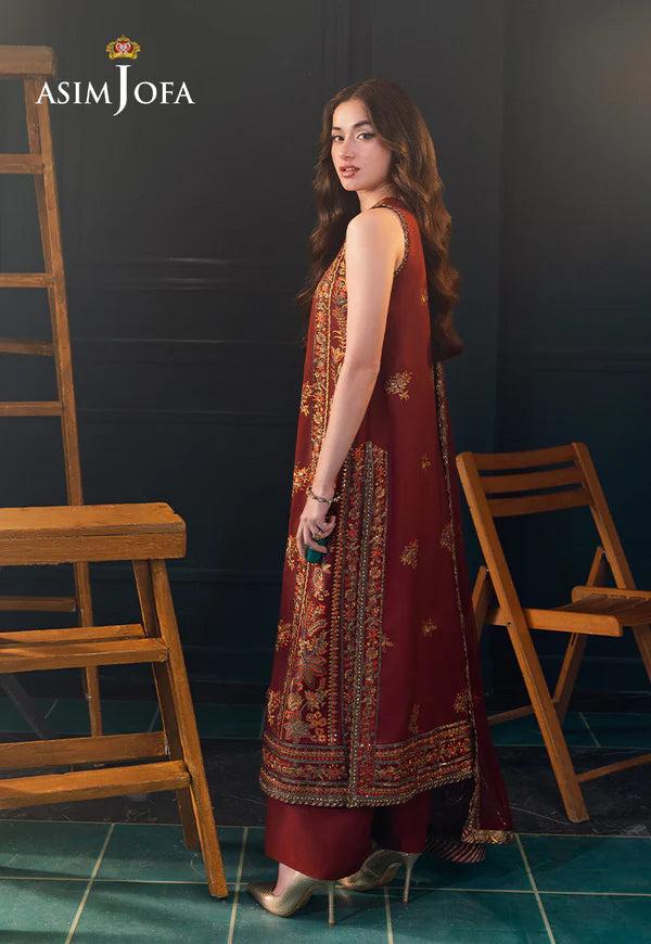 AJLFC-05 EMBROIDERED SLUB LAWN UNSTITCHED 3 PCS