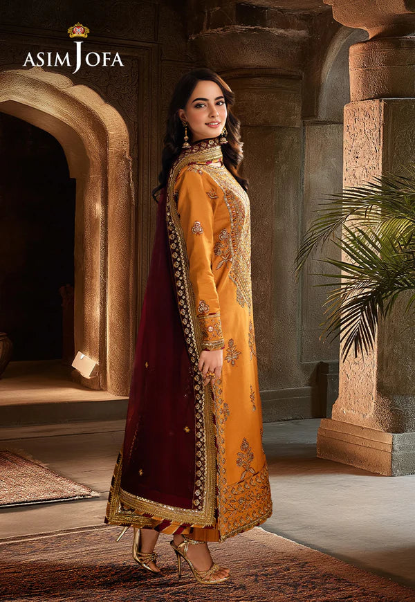 AJHE-07 EMBROIDERED JUMBO SILK 3 PCS