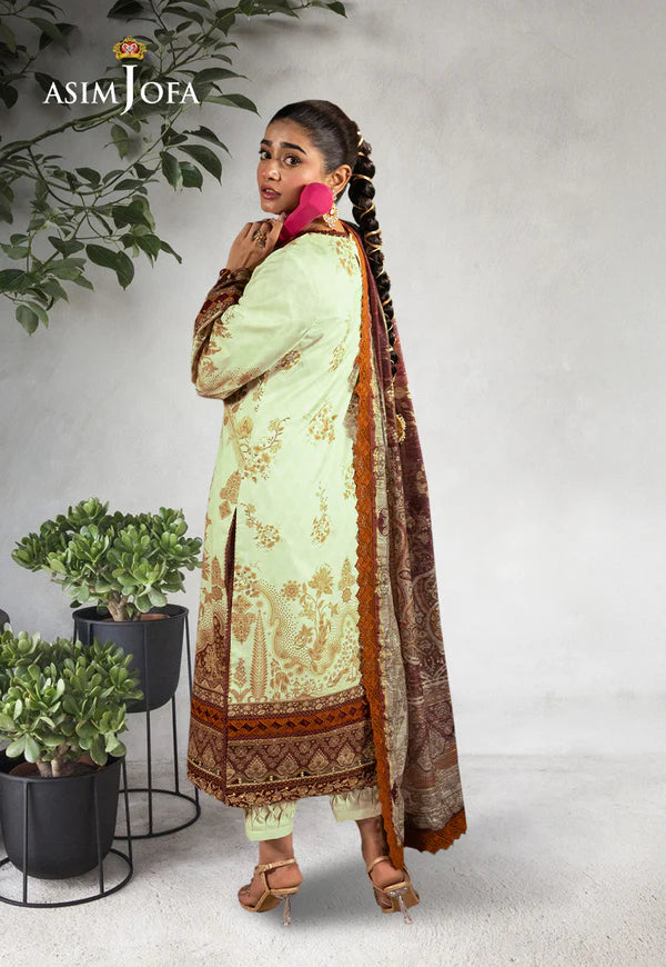 AJRA-05 EMBROIDERED LAWN 3 PCS