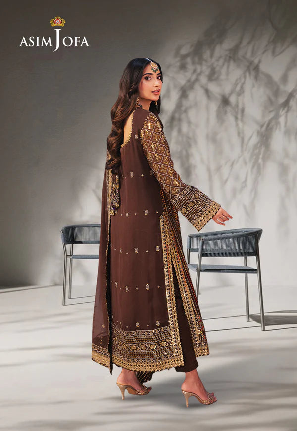 AJKK-30 EMBROIDERED CHIFFON 3 PCS