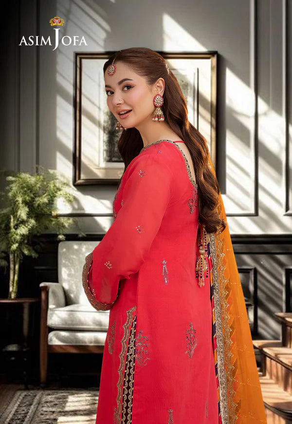 AJMJ-29 EMBROIDERED PAPER COTTON 3 PCS