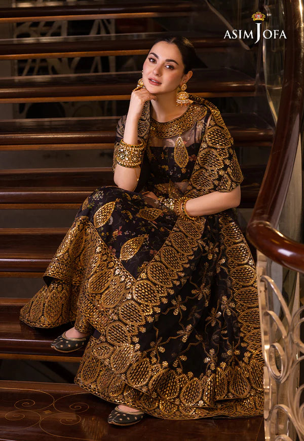 AJHJ-23 EMBROIDERED ORGANZA 3 PCS